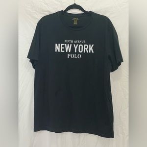 Black New York Ralph Lauren T-Shirt (Xtra Large)